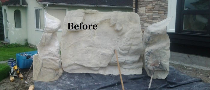 fiberglass rock panel