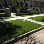 residential clean modern artificial grass looks real vancouver