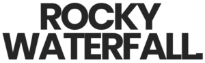 rocky waterfall logo